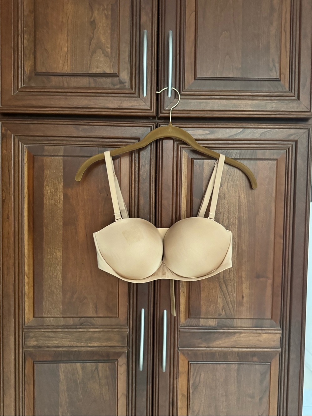NWT SKIMS Ultimate Strapless Push-Up Bra Clay 36C